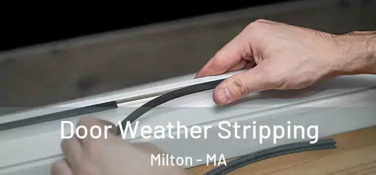 Door Weather Stripping Milton - MA
