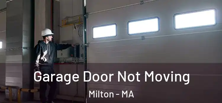  Garage Door Not Moving Milton - MA