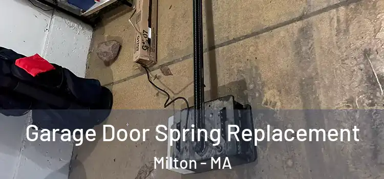  Garage Door Spring Replacement Milton - MA